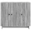Sideboard Grå sonoma-eg 89 x 34,5 x 80 cm Konstrueret træ