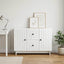 Sideboard Hvid 89 x 34,5 x 60 cm Konstrueret træ