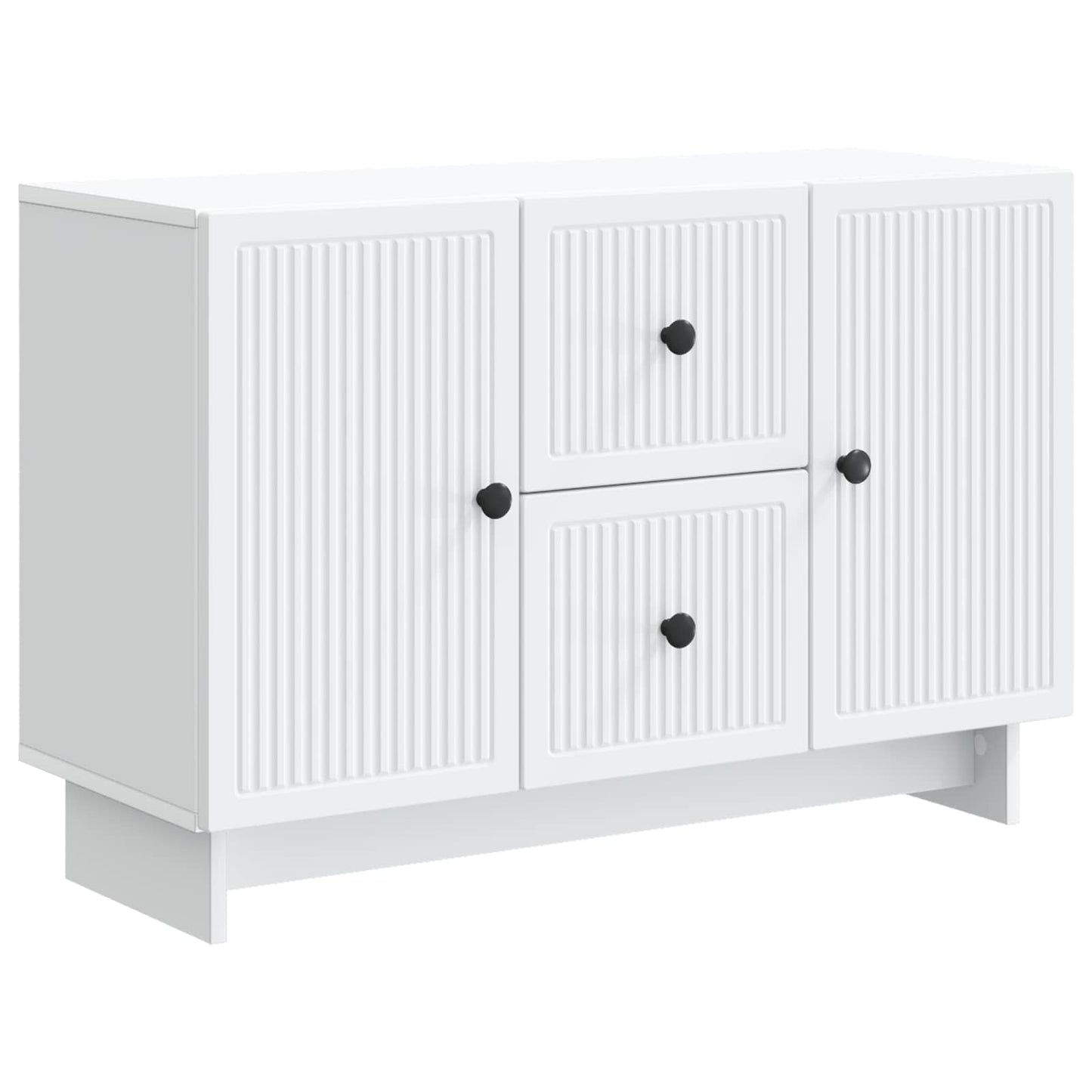 Sideboard Hvid 89 x 34,5 x 60 cm Konstrueret træ