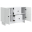 Sideboard Hvid 89 x 34,5 x 60 cm Konstrueret træ
