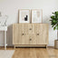 Sideboard Sonoma-eg 89 x 34,5 x 60 cm Konstrueret træ