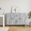 Sideboard Grå sonoma-eg 89 x 34,5 x 60 cm Konstrueret træ