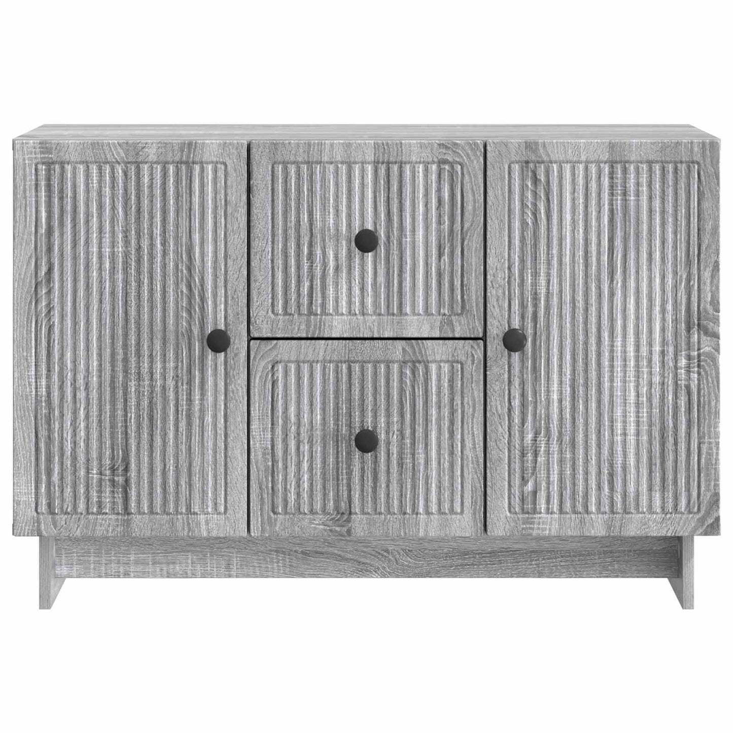 Sideboard Grå sonoma-eg 89 x 34,5 x 60 cm Konstrueret træ