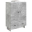 Sideboard BetonGrå 66 x 34,5 x 95 cm Konstrueret træ