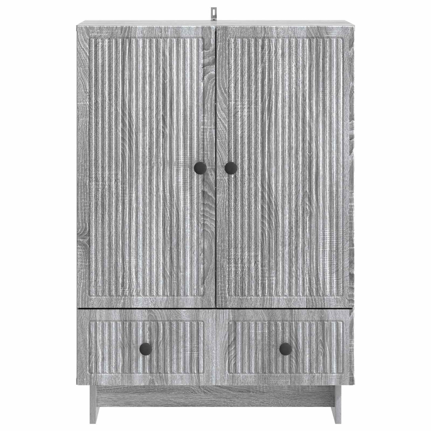 Sideboard Grå Sonoma 66 x 34,5 x 95 cm Konstrueret træ