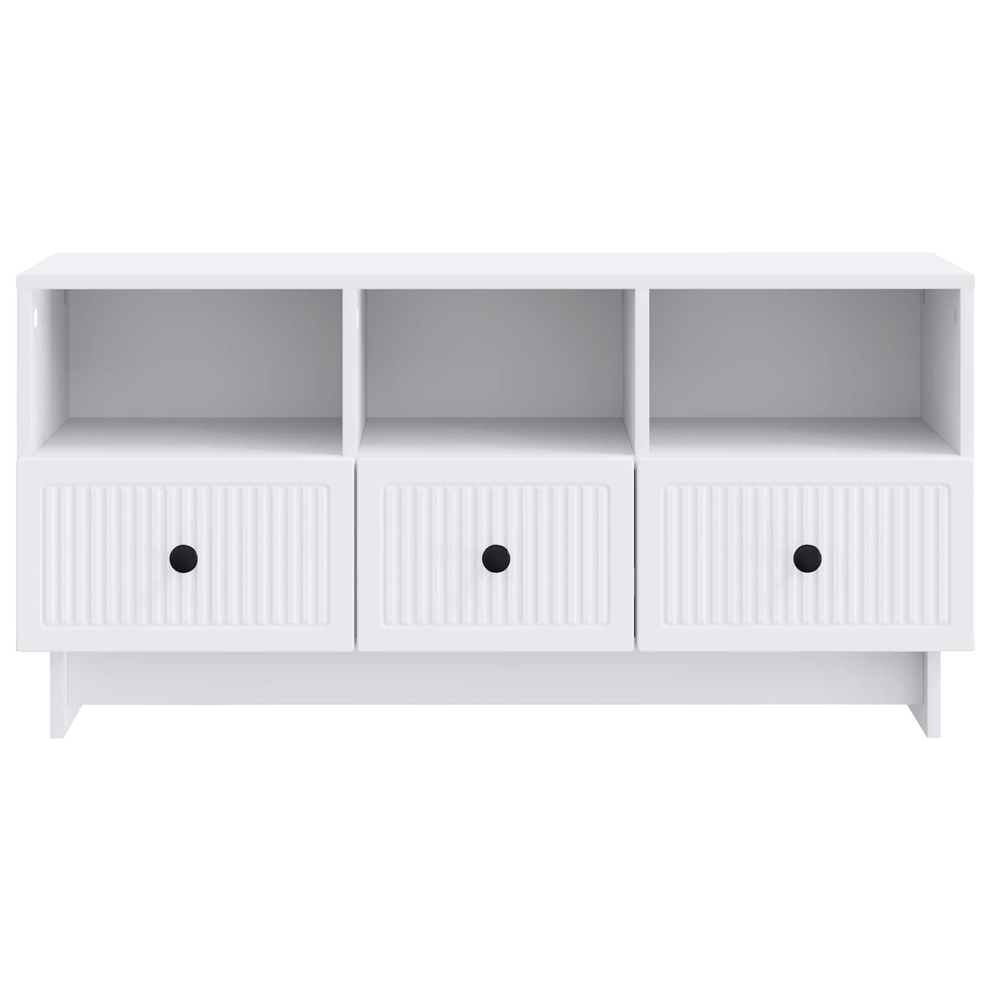 TV-skab med skuffe Hvid 102 x 34,5 x 50 cm Konstrueret træ