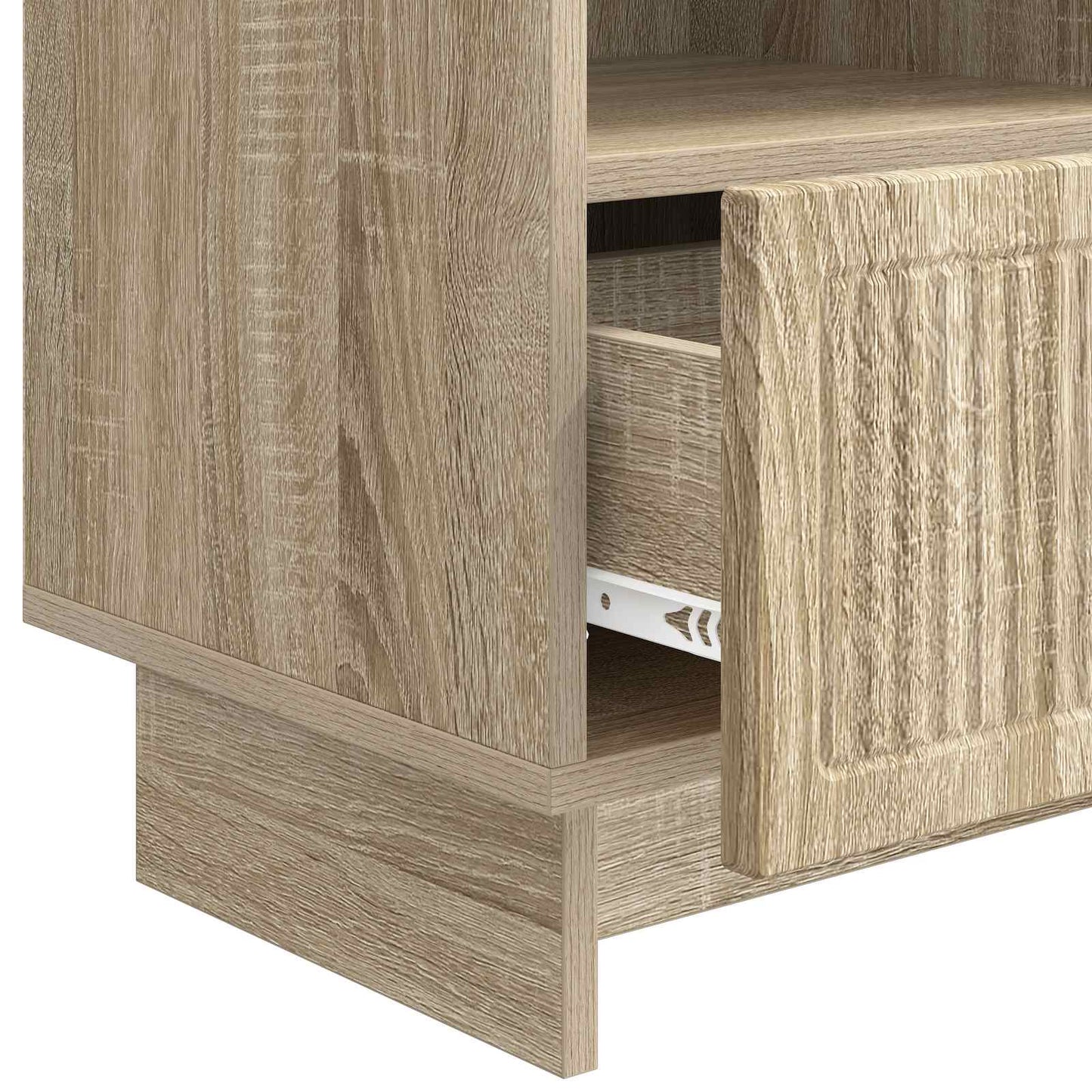 TV-skab med skuffe Sonoma-eg 102 x 34,5 x 50 cm Konstrueret træ