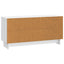 TV-skab Hvid højglans 102 x 34,5 x 50 cm Konstrueret træ