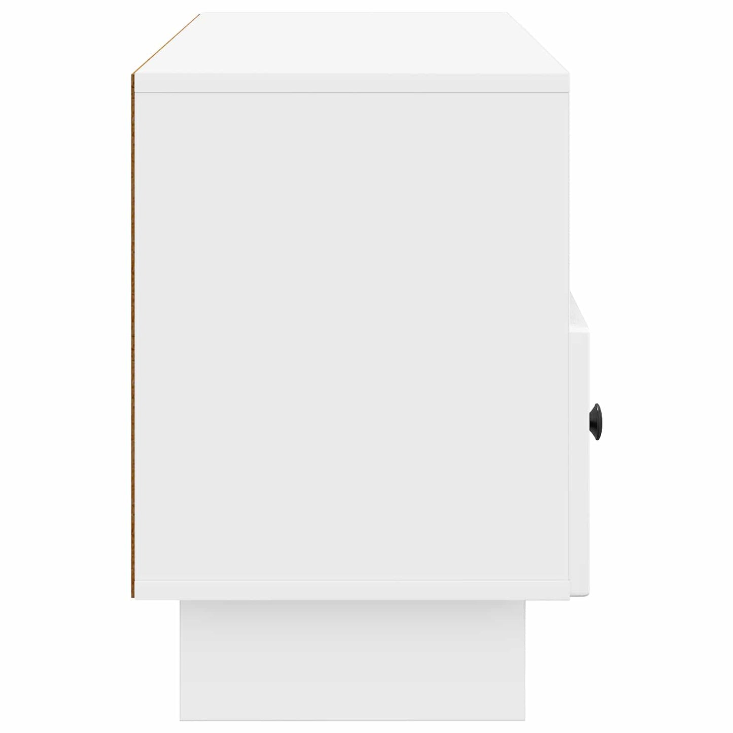 TV-skab Hvid højglans 102 x 34,5 x 50 cm Konstrueret træ