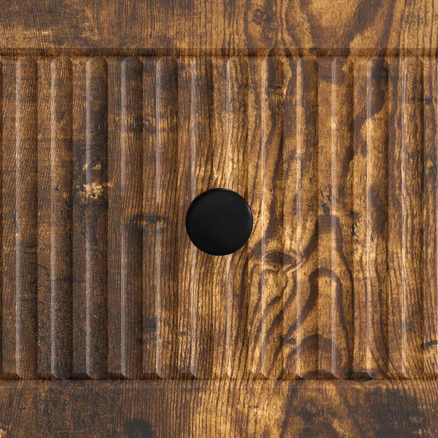 TV-skab med skuffe Røget eg 102 x 34,5 x 50 cm Konstrueret træ