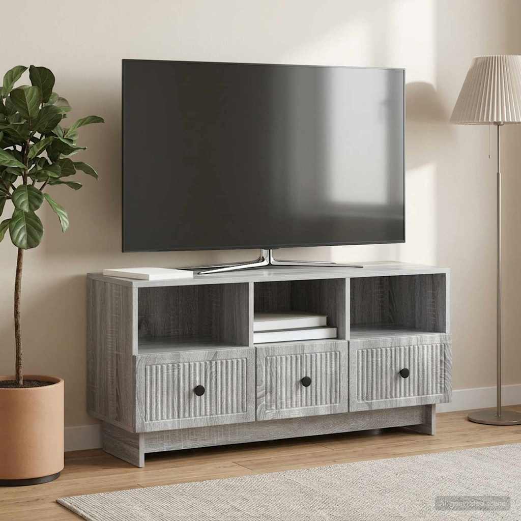 TV-skab Grå sonoma-eg 102 x 34,5 x 50 cm Konstrueret træ