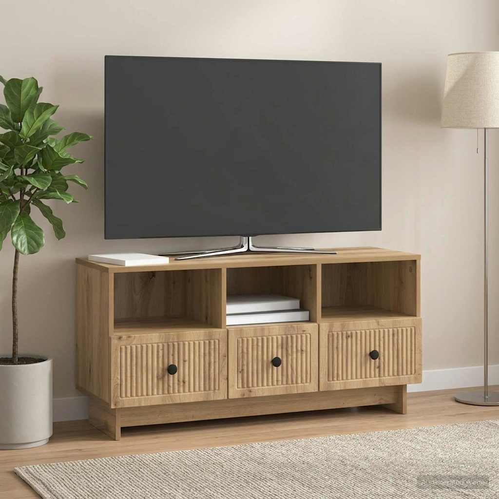 TV-skab Artisan-eg 102 x 34,5 x 50 cm Konstrueret træ