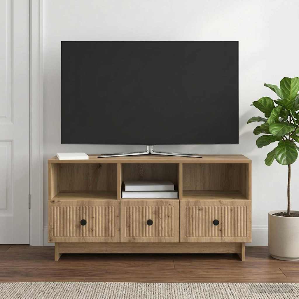 TV-skab Artisan-eg 102 x 34,5 x 50 cm Konstrueret træ