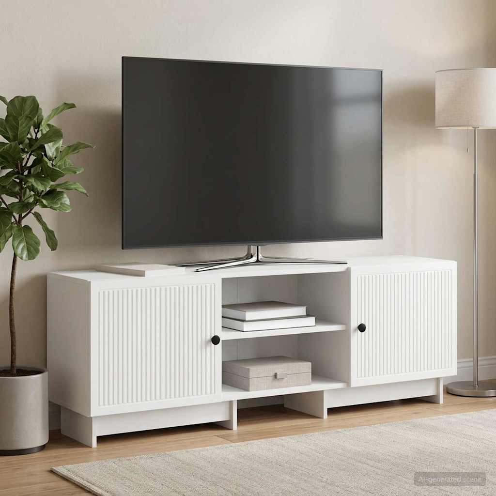 TV-skab Hvid 150 x 31 x 50 cm Konstrueret træ