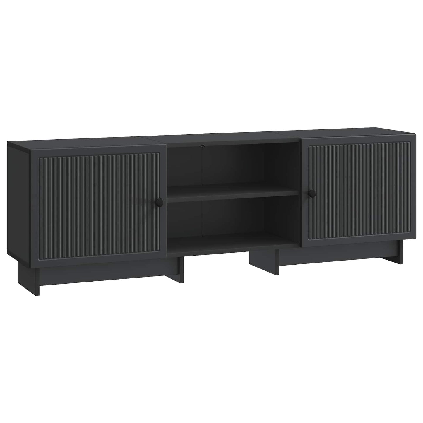 TV-skab Sort 150 x 31 x 50 cm Konstrueret træ
