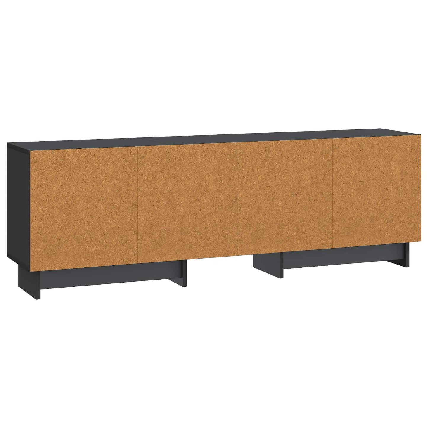 TV-skab Sort 150 x 31 x 50 cm Konstrueret træ