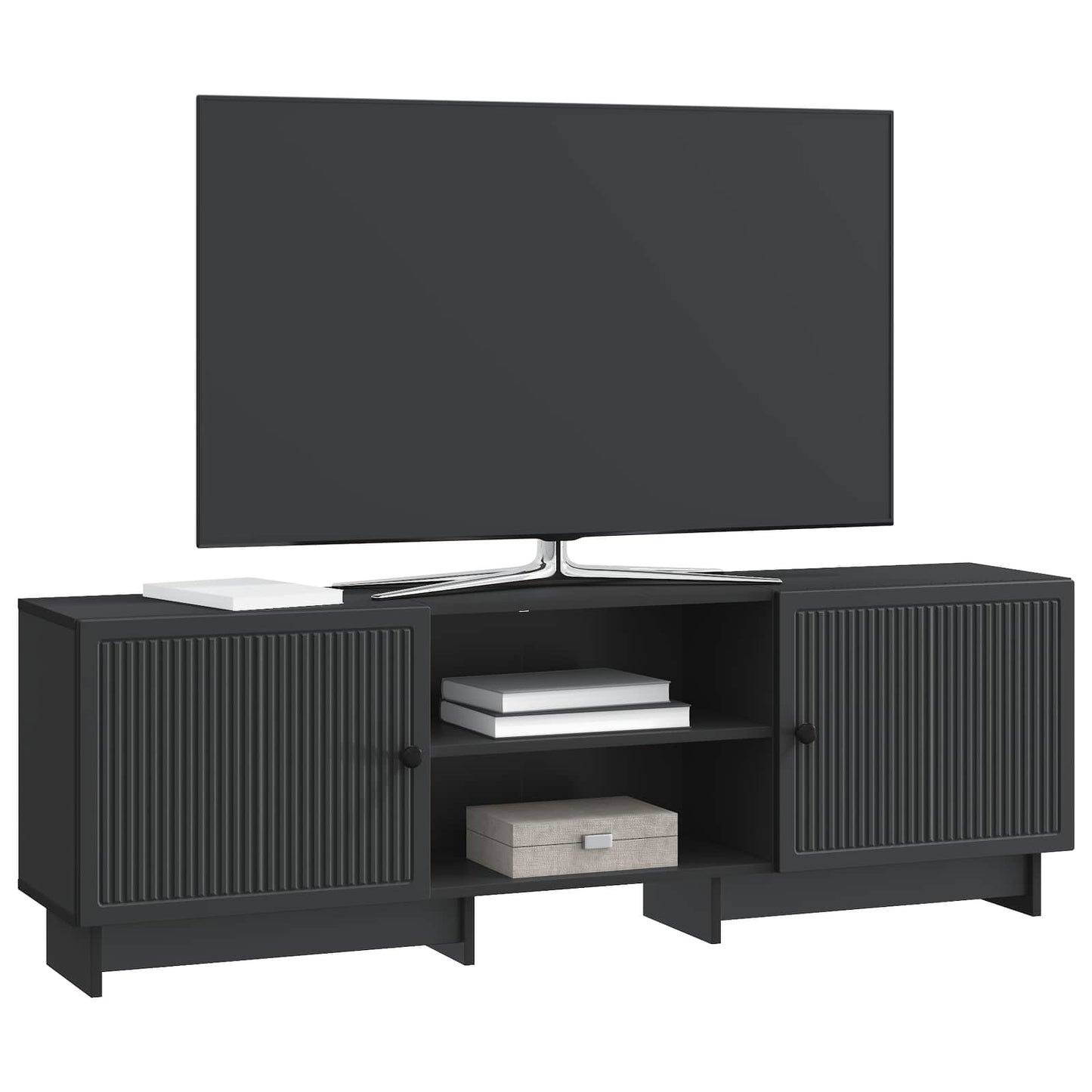 TV-skab Sort 150 x 31 x 50 cm Konstrueret træ