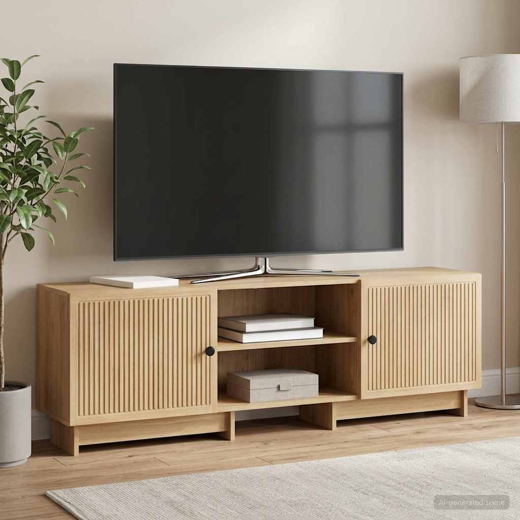 TV-skab Højglans Hvid 150 x 31 x 50 cm Konstrueret træ