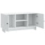 TV-skab 102 x 34,5 x 50 cm Hvid Konstrueret træ