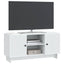 TV-skab 102 x 34,5 x 50 cm Hvid Konstrueret træ