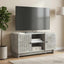 TV-skab 102 x 34,5 x 50 cm Betongrå Konstrueret træ