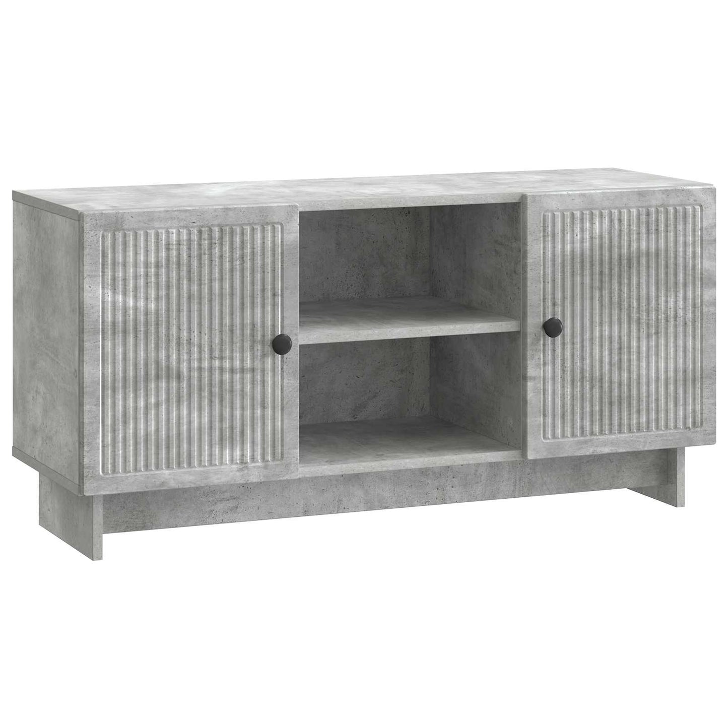 TV-skab 102 x 34,5 x 50 cm Betongrå Konstrueret træ