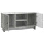 TV-skab 102 x 34,5 x 50 cm Betongrå Konstrueret træ