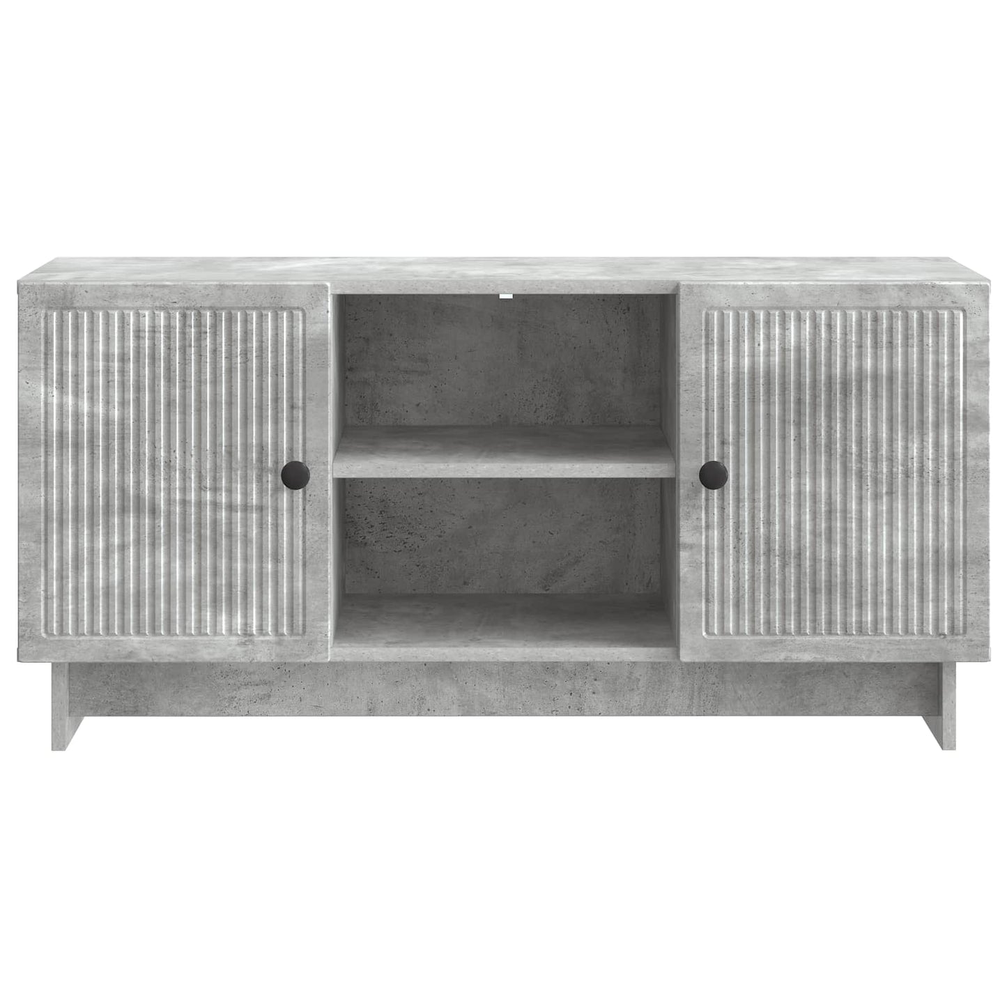 TV-skab 102 x 34,5 x 50 cm Betongrå Konstrueret træ