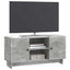 TV-skab 102 x 34,5 x 50 cm Betongrå Konstrueret træ