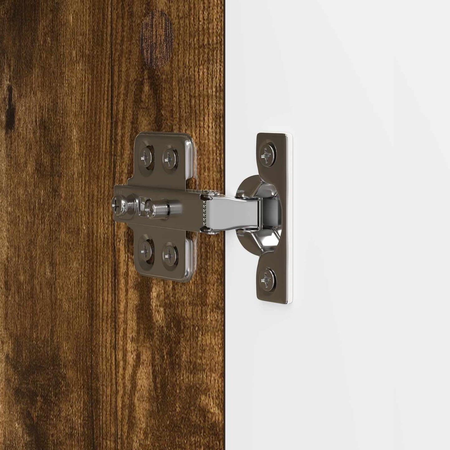 TV-skab 102 x 34,5 x 50 cm Røget eg Konstrueret træ