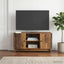 TV-skab 102 x 34,5 x 50 cm Gammelt træ Konstrueret træ