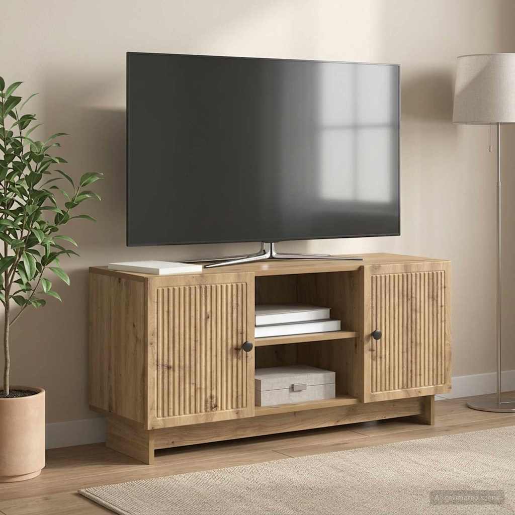 TV-skab 102 x 34,5 x 50 cm Artisan-eg Konstrueret træ