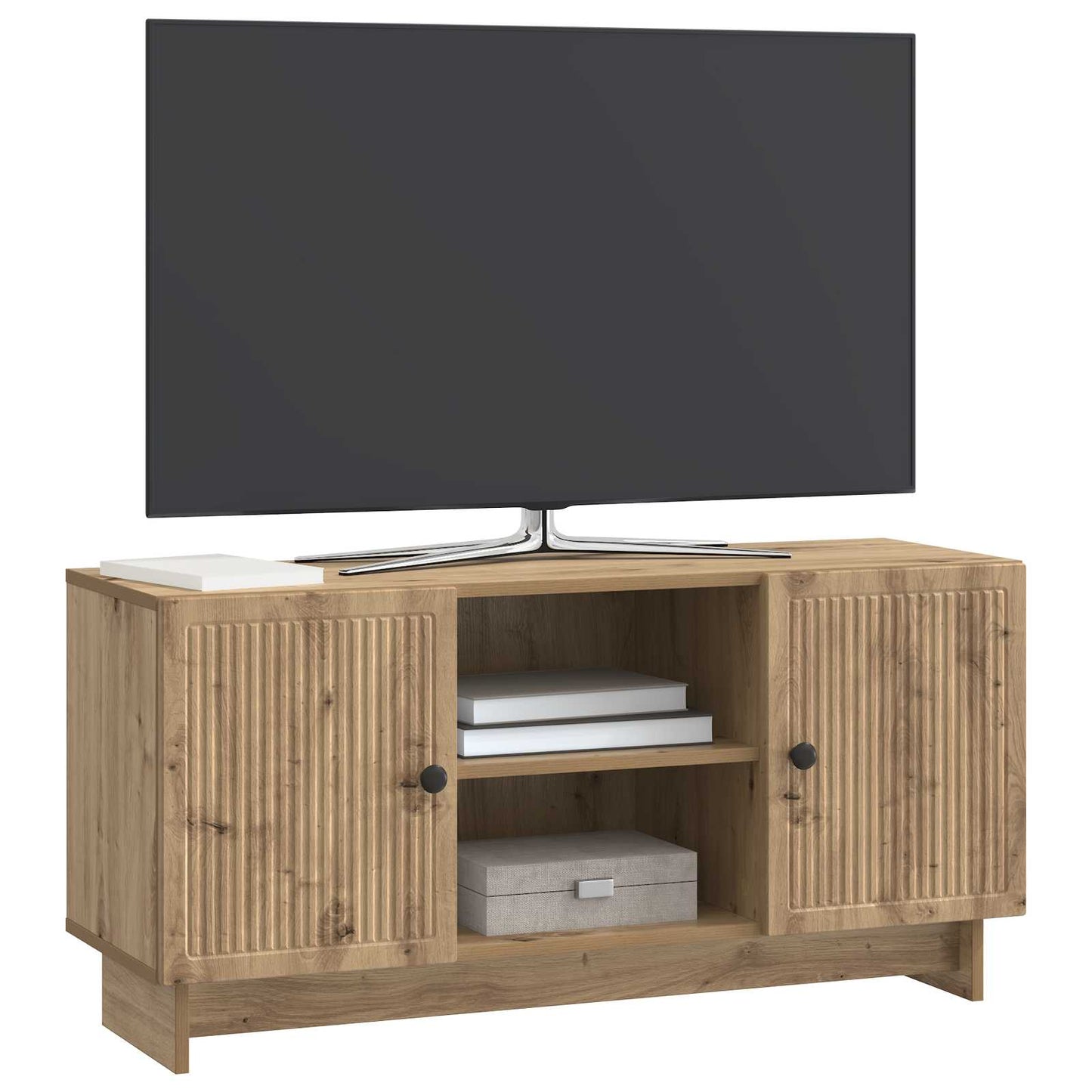 TV-skab 102 x 34,5 x 50 cm Artisan-eg Konstrueret træ