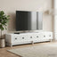 TV-skab med skuffe Hvid 147 x 34,5 x 30 cm Konstrueret træ
