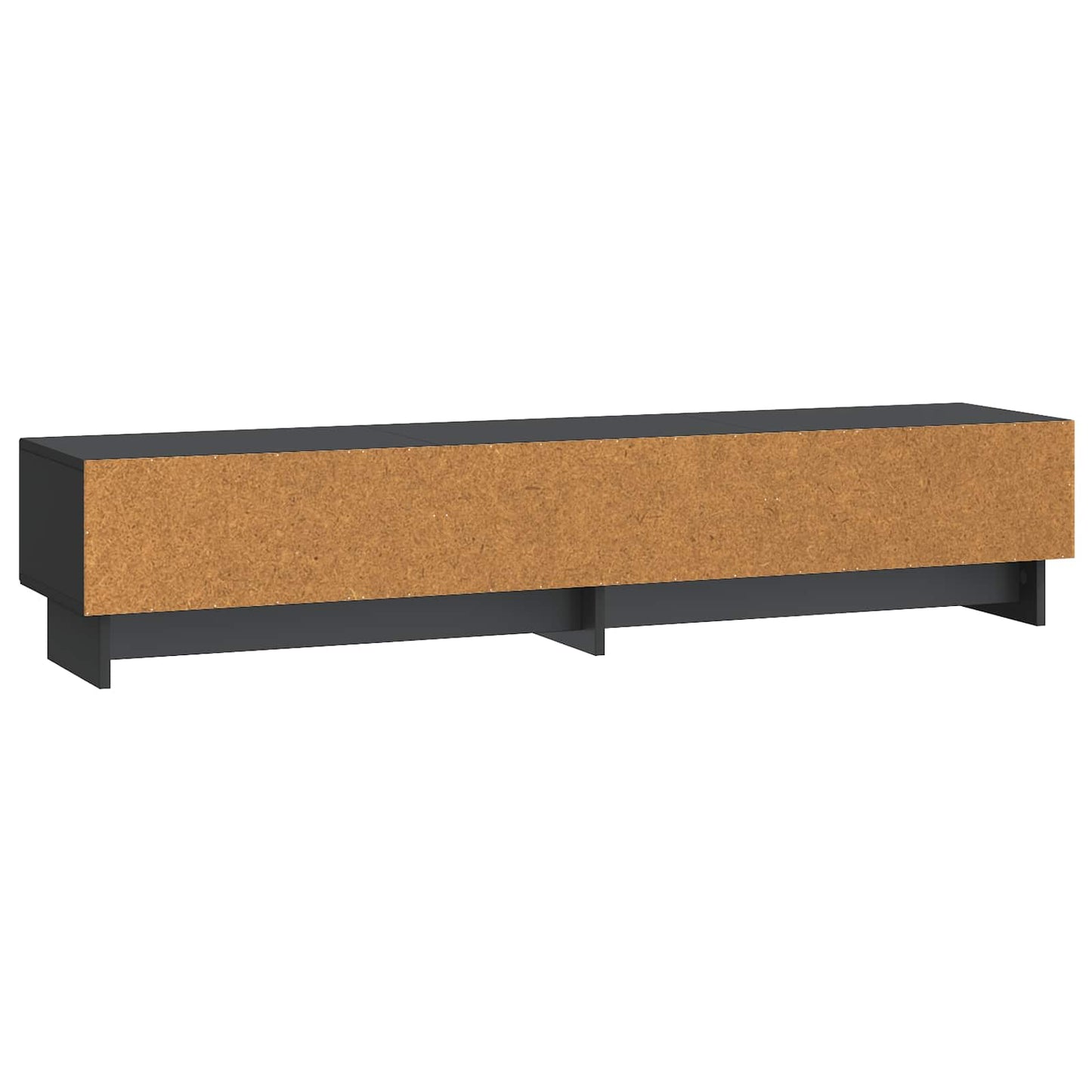 TV-skab med skuffe Sort 147 x 34,5 x 30 cm Konstrueret træ