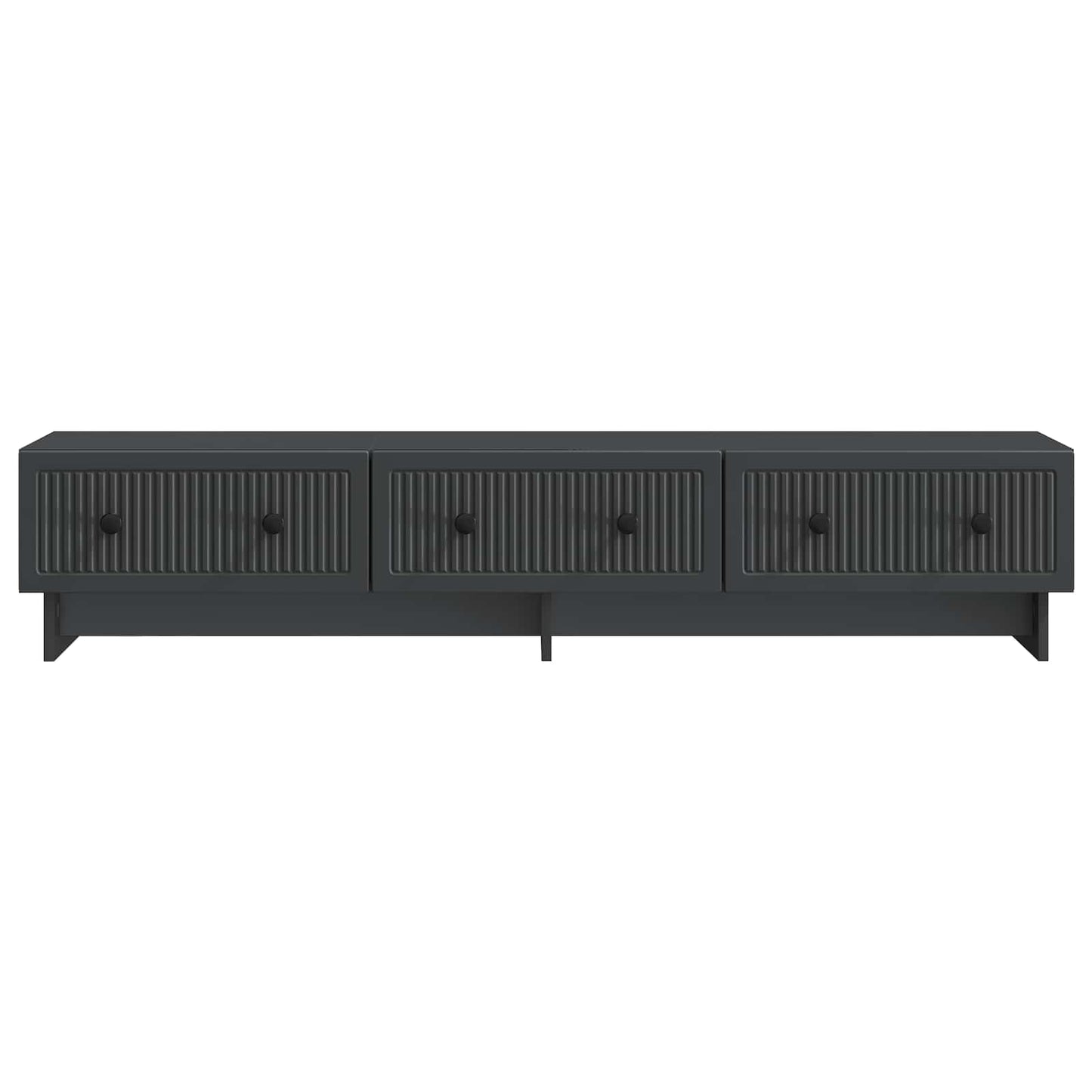 TV-skab med skuffe Sort 147 x 34,5 x 30 cm Konstrueret træ