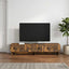 TV-skab med skuffe Røget eg 147 x 34,5 x 30 cm Konstrueret træ