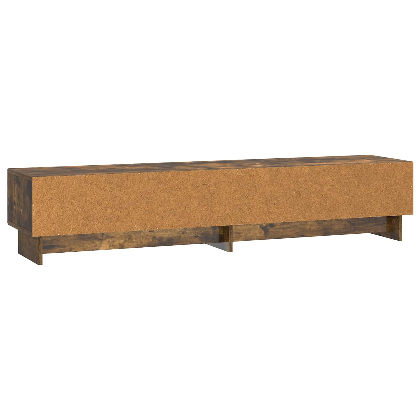 TV-skab med skuffe Røget eg 147 x 34,5 x 30 cm Konstrueret træ