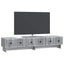 TV-skab Grå sonoma-eg 147 x 34,5 x 30 cm Konstrueret træ