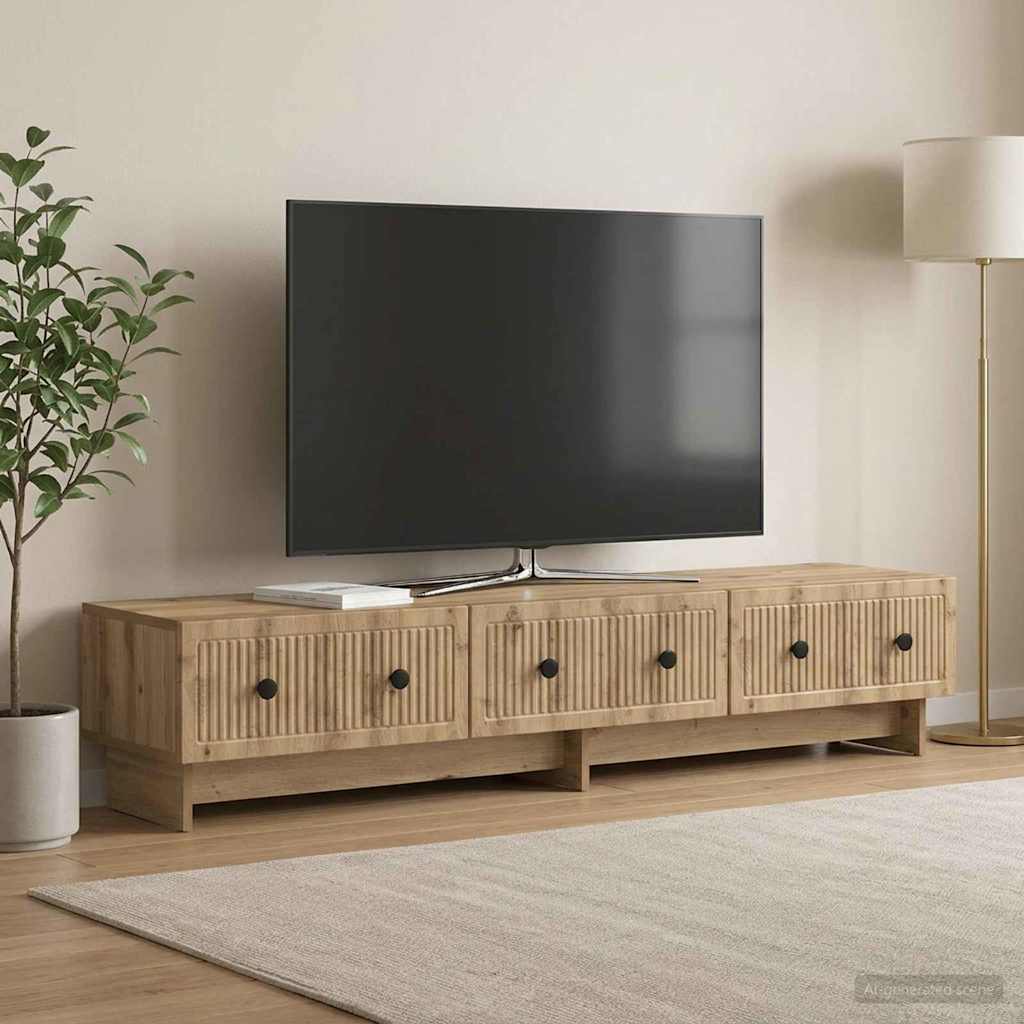 TV-skab 147 x 34,5 x 30 cm Artisan-eg Konstrueret træ