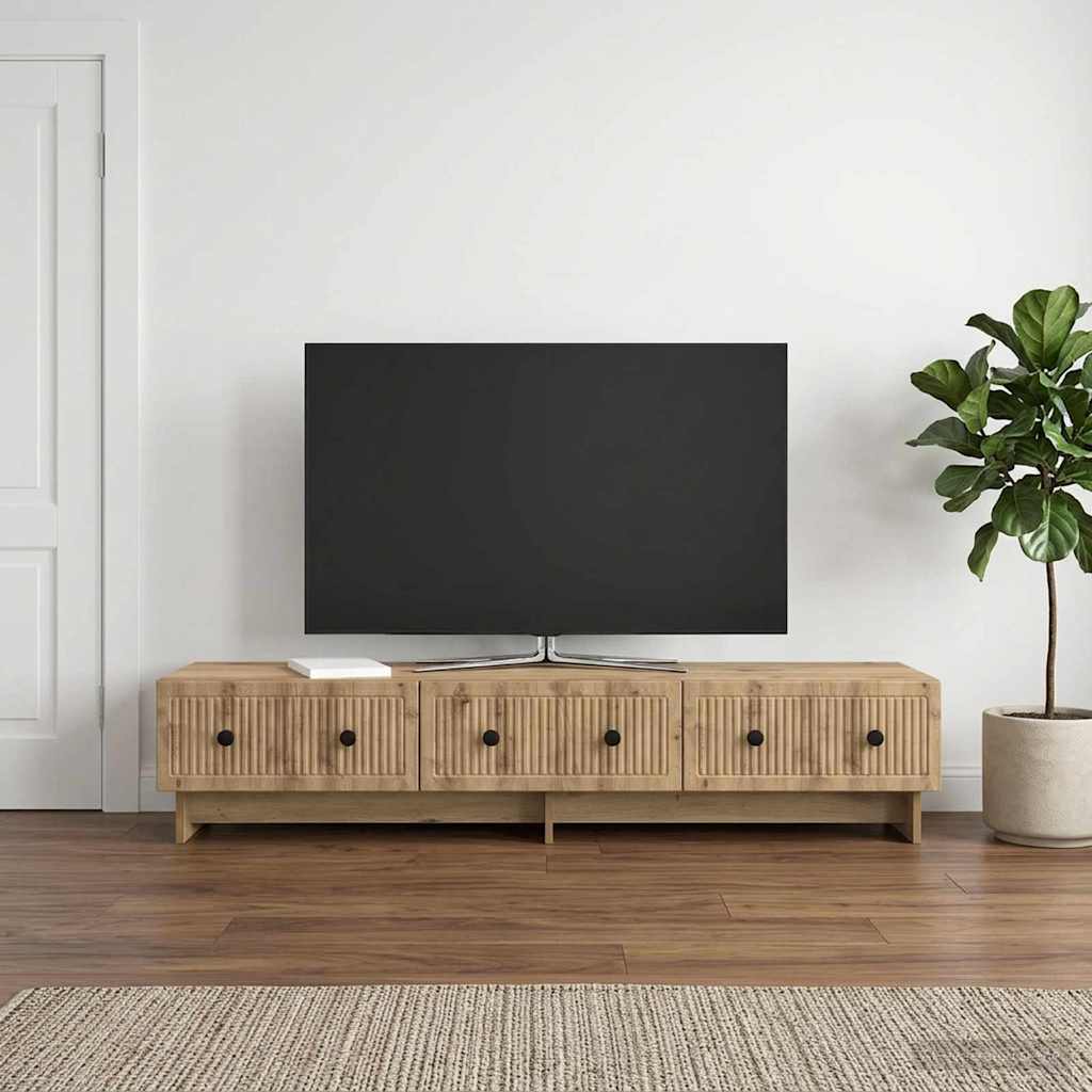 TV-skab 147 x 34,5 x 30 cm Artisan-eg Konstrueret træ
