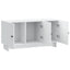 TV-skab Hvid 99 x 34,5 x 50 cm Konstrueret træ