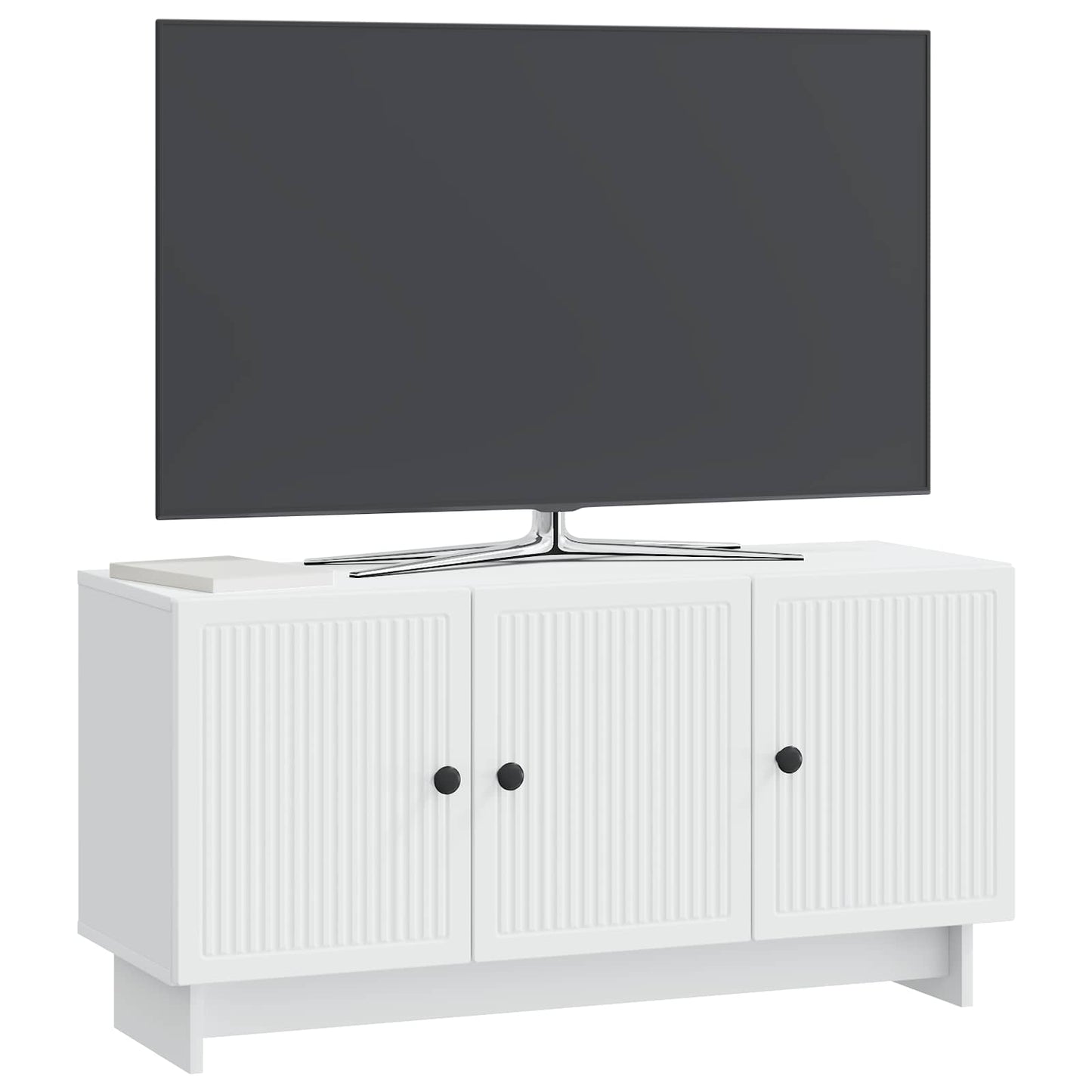 TV-skab Hvid 99 x 34,5 x 50 cm Konstrueret træ