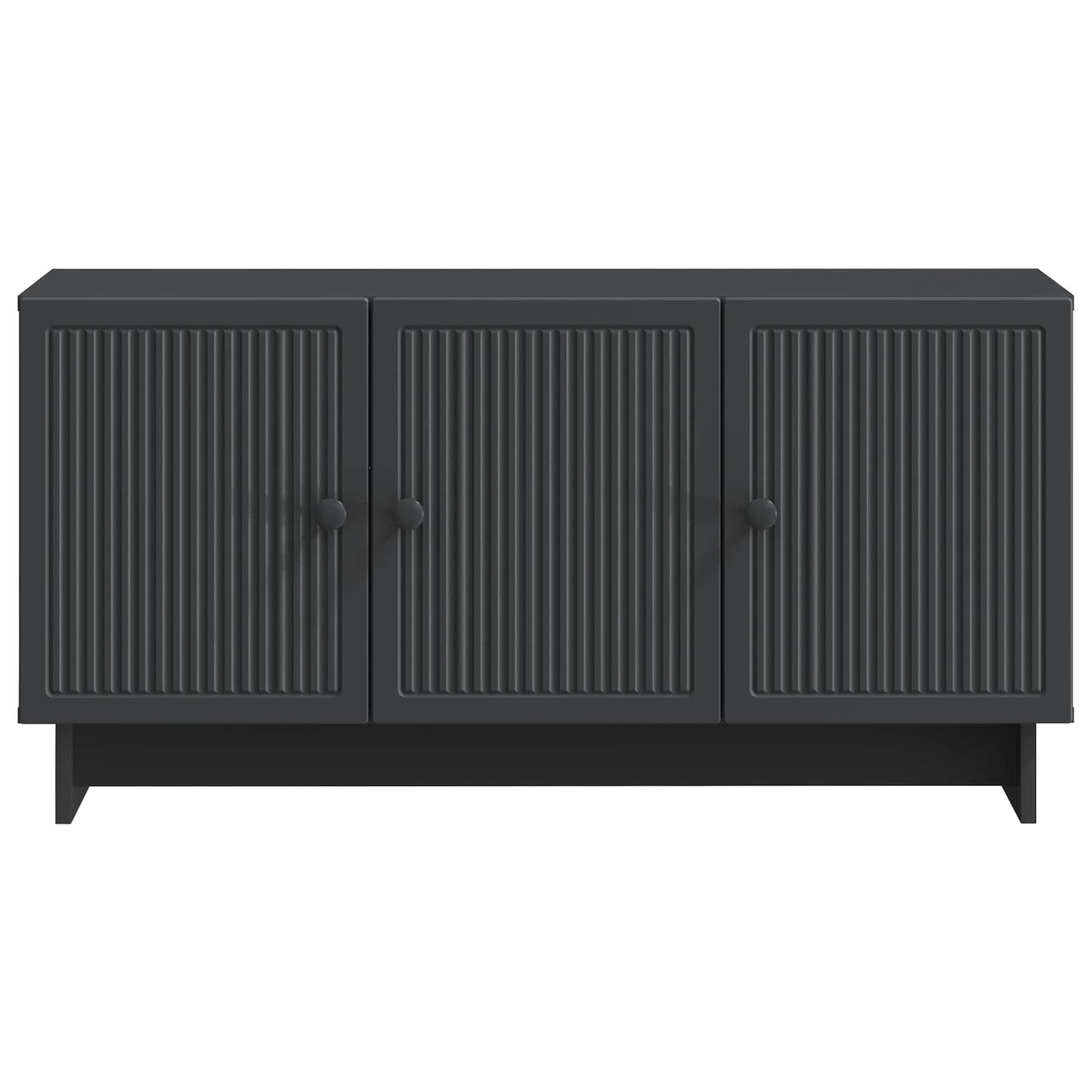TV-skab Sort 99 x 34,5 x 50 cm Konstrueret træ