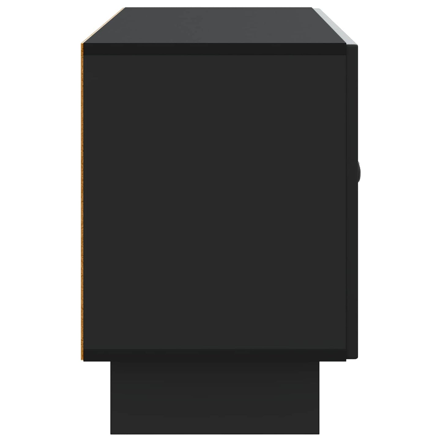TV-skab Sort 99 x 34,5 x 50 cm Konstrueret træ