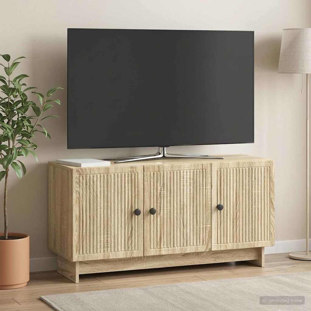 TV-skab Sonoma-eg 99 x 34,5 x 50 cm Konstrueret træ