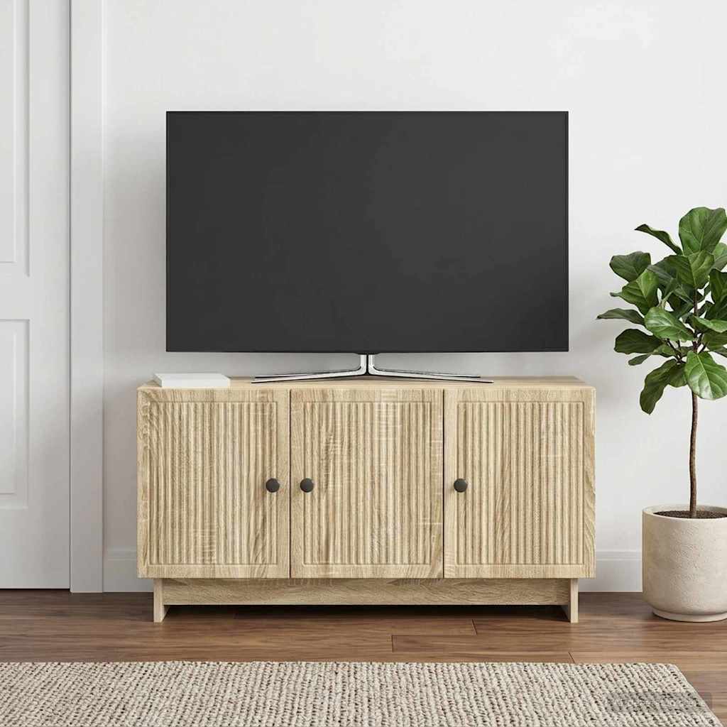 TV-skab Sonoma-eg 99 x 34,5 x 50 cm Konstrueret træ