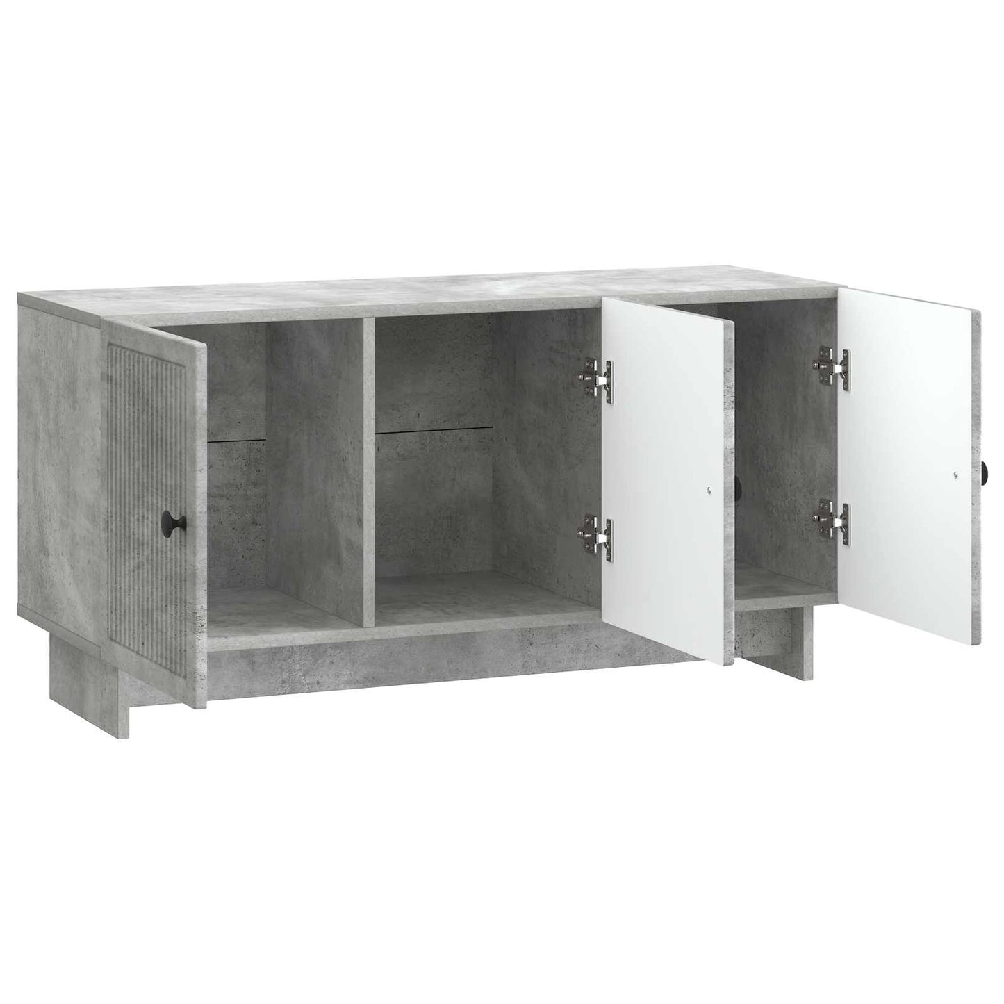 TV-skab Betongrå 99 x 34,5 x 50 cm Konstrueret træ