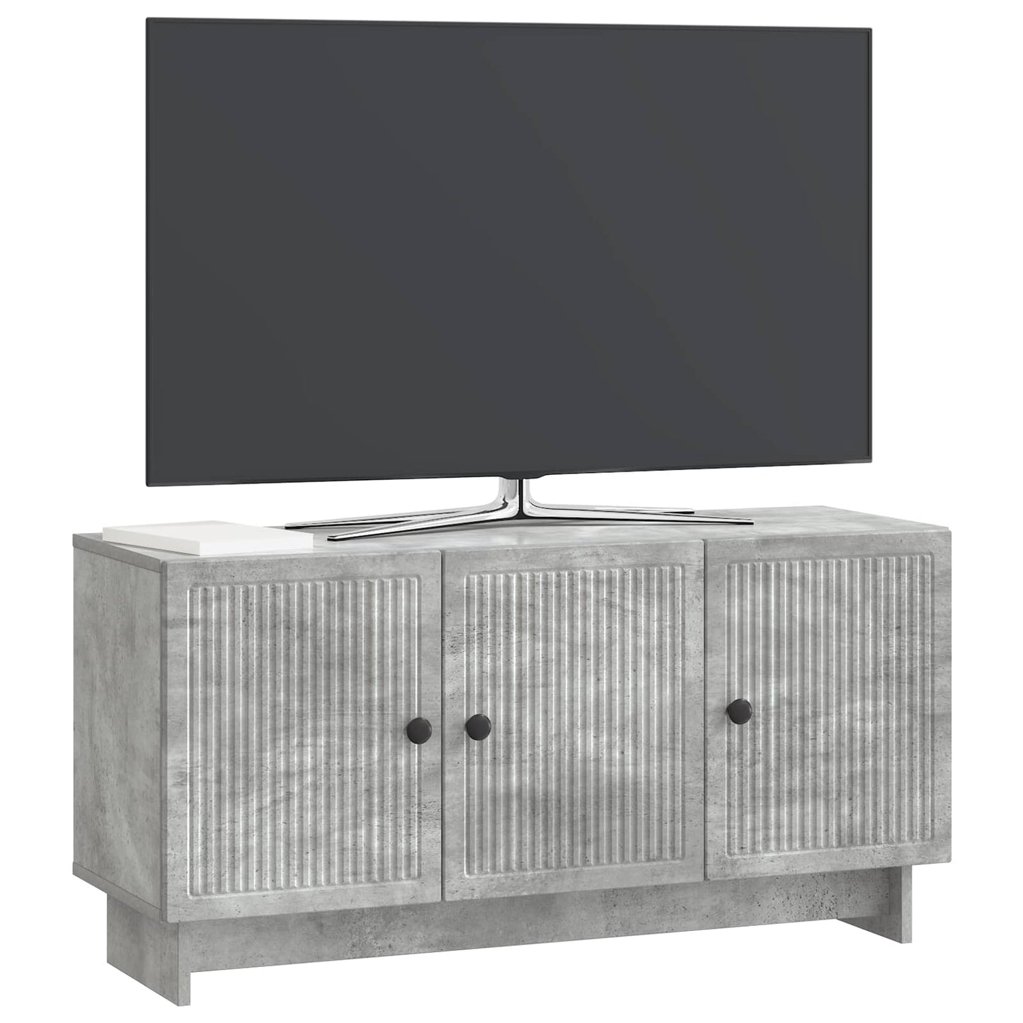 TV-skab Betongrå 99 x 34,5 x 50 cm Konstrueret træ