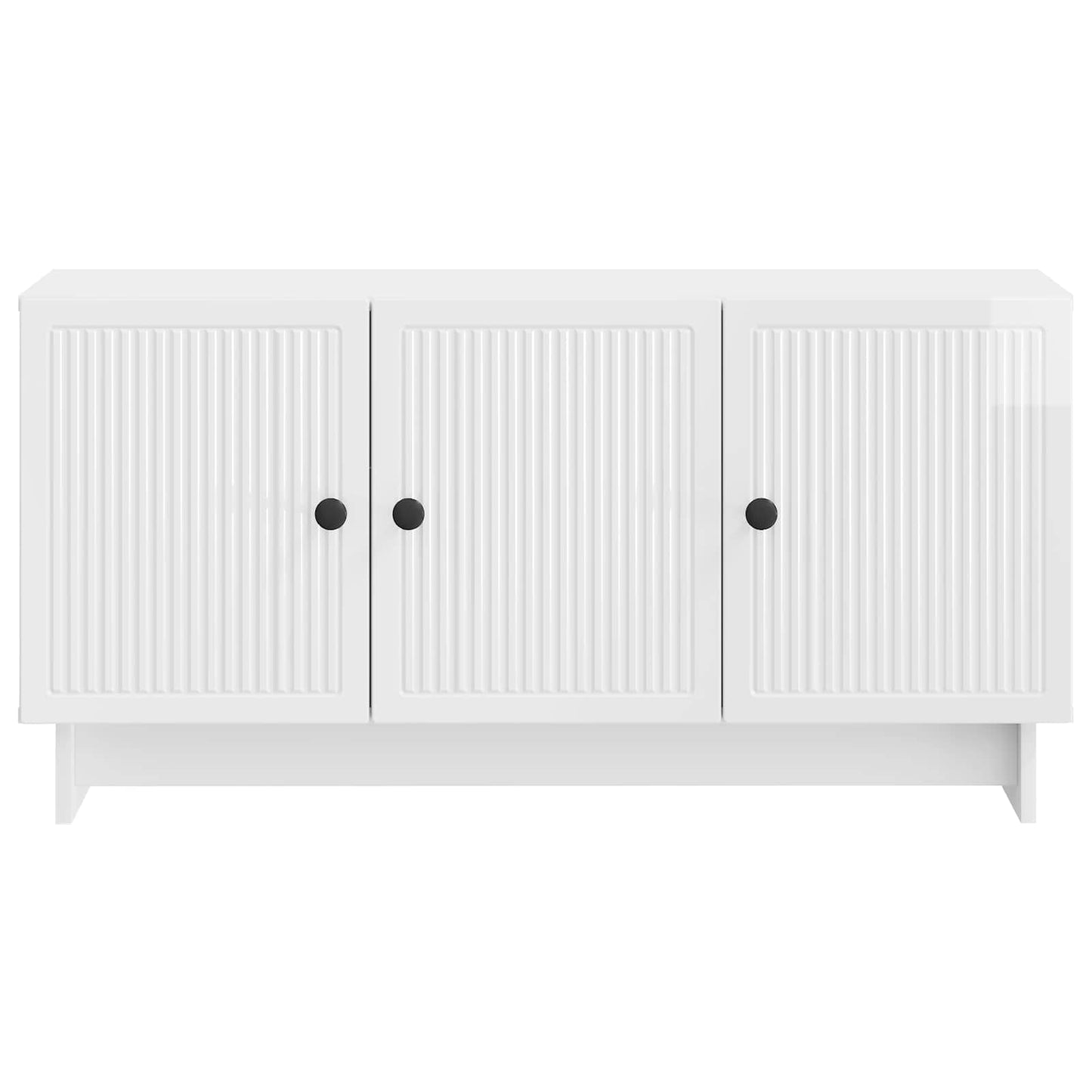 TV-skab Hvid højglans 99 x 34,5 x 50 cm Konstrueret træ